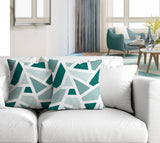 Marion Geometric Reversible Indoor/Outdoor Square Pillow