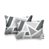 Marion Geometric Reversible Indoor/Outdoor Rectangular Pillow
