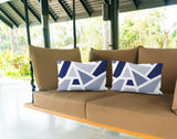 Marion Geometric Reversible Indoor/Outdoor Rectangular Pillow