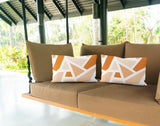 Marion Geometric Reversible Indoor/Outdoor Rectangular Pillow