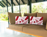 Marion Geometric Reversible Indoor/Outdoor Rectangular Pillow