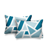 Marion Geometric Reversible Indoor/Outdoor Rectangular Pillow