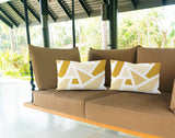 Marion Geometric Reversible Indoor/Outdoor Rectangular Pillow