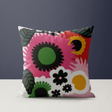Mars Microsuede Square Throw Pillow in White; Black; Red; Pink; Green - Size 20x20