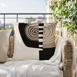 Marti Abstract Reversible Indoor/Outdoor Square Pillow