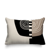 Marti Abstract Reversible Indoor/Outdoor Rectangular Pillow