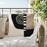 Marti Abstract Reversible Indoor/Outdoor Square Pillow