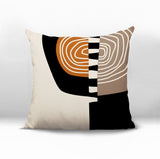 Marti Abstract Reversible Indoor/Outdoor Square Pillow