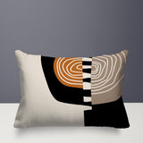 Marti Abstract Reversible Indoor/Outdoor Rectangular Pillow