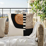 Marti Abstract Reversible Indoor/Outdoor Square Pillow