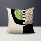 Marti Abstract Reversible Indoor/Outdoor Square Pillow