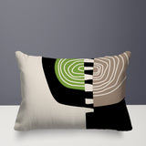 Marti Abstract Reversible Indoor/Outdoor Rectangular Pillow