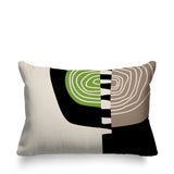 Marti Abstract Reversible Indoor/Outdoor Rectangular Pillow