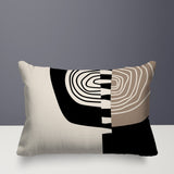 Marti Abstract Reversible Indoor/Outdoor Rectangular Pillow