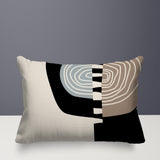 Marti Abstract Reversible Indoor/Outdoor Rectangular Pillow