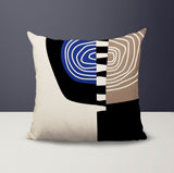 Marti Abstract Reversible Indoor/Outdoor Square Pillow