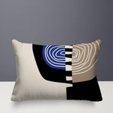 Marti Abstract Reversible Indoor/Outdoor Rectangular Pillow