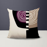 Marti Abstract Reversible Indoor/Outdoor Square Pillow
