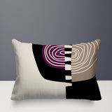Marti Abstract Reversible Indoor/Outdoor Rectangular Pillow