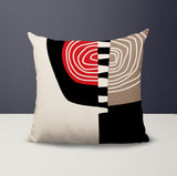 Marti Abstract Reversible Indoor/Outdoor Square Pillow
