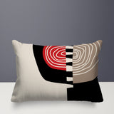 Marti Abstract Reversible Indoor/Outdoor Rectangular Pillow