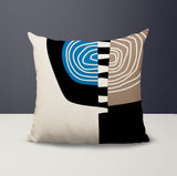 Marti Abstract Reversible Indoor/Outdoor Square Pillow