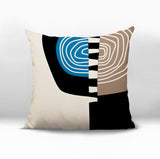 Marti Abstract Reversible Indoor/Outdoor Square Pillow