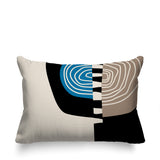 Marti Abstract Reversible Indoor/Outdoor Rectangular Pillow