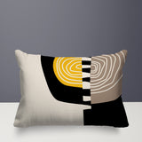 Marti Abstract Reversible Indoor/Outdoor Rectangular Pillow