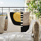 Marti Abstract Reversible Indoor/Outdoor Square Pillow