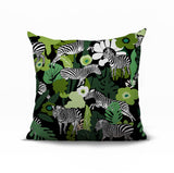 Mati Zebra Reversible Indoor/Outdoor Square Pillow