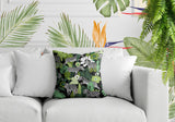 Mati Zebra Reversible Indoor/Outdoor Square Pillow