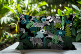 Mati Zebra Reversible Indoor/Outdoor Rectangle Pillow