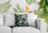 Mati Zebra Reversible Indoor/Outdoor Square Pillow