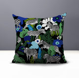 Mati Zebra Reversible Indoor/Outdoor Square Pillow
