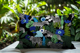 Mati Zebra Reversible Indoor/Outdoor Rectangle Pillow