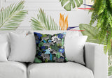 Mati Zebra Reversible Indoor/Outdoor Square Pillow