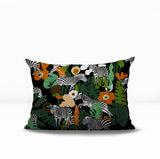 Mati Zebra Reversible Indoor/Outdoor Rectangle Pillow