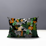 Mati Zebra Reversible Indoor/Outdoor Rectangle Pillow