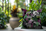 Mati Zebra Reversible Indoor/Outdoor Square Pillow