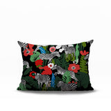 Mati Zebra Reversible Indoor/Outdoor Rectangle Pillow