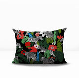 Mati Zebra Reversible Indoor/Outdoor Rectangle Pillow