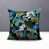 Mati Zebra Reversible Indoor/Outdoor Square Pillow