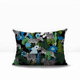 Mati Zebra Reversible Indoor/Outdoor Rectangle Pillow
