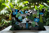 Mati Zebra Reversible Indoor/Outdoor Rectangle Pillow