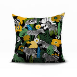 Mati Zebra Reversible Indoor/Outdoor Square Pillow
