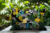 Mati Zebra Reversible Indoor/Outdoor Square Pillow