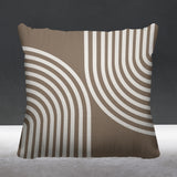 Max Geometric Reversible Indoor/Outdoor Square Pillow