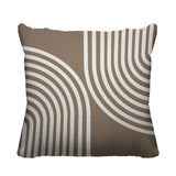 Max Geometric Reversible Indoor/Outdoor Square Pillow