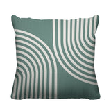 Max Geometric Reversible Indoor/Outdoor Square Pillow
